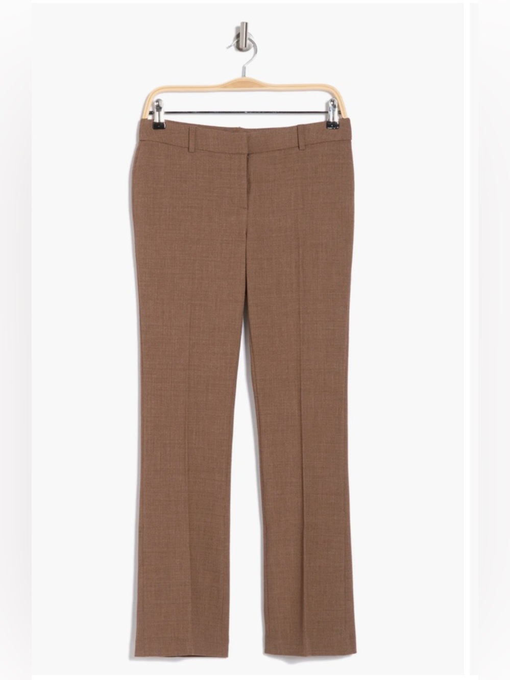 Amanda and Chelsea Classic Brown Straight-Leg Dress Pants size 12